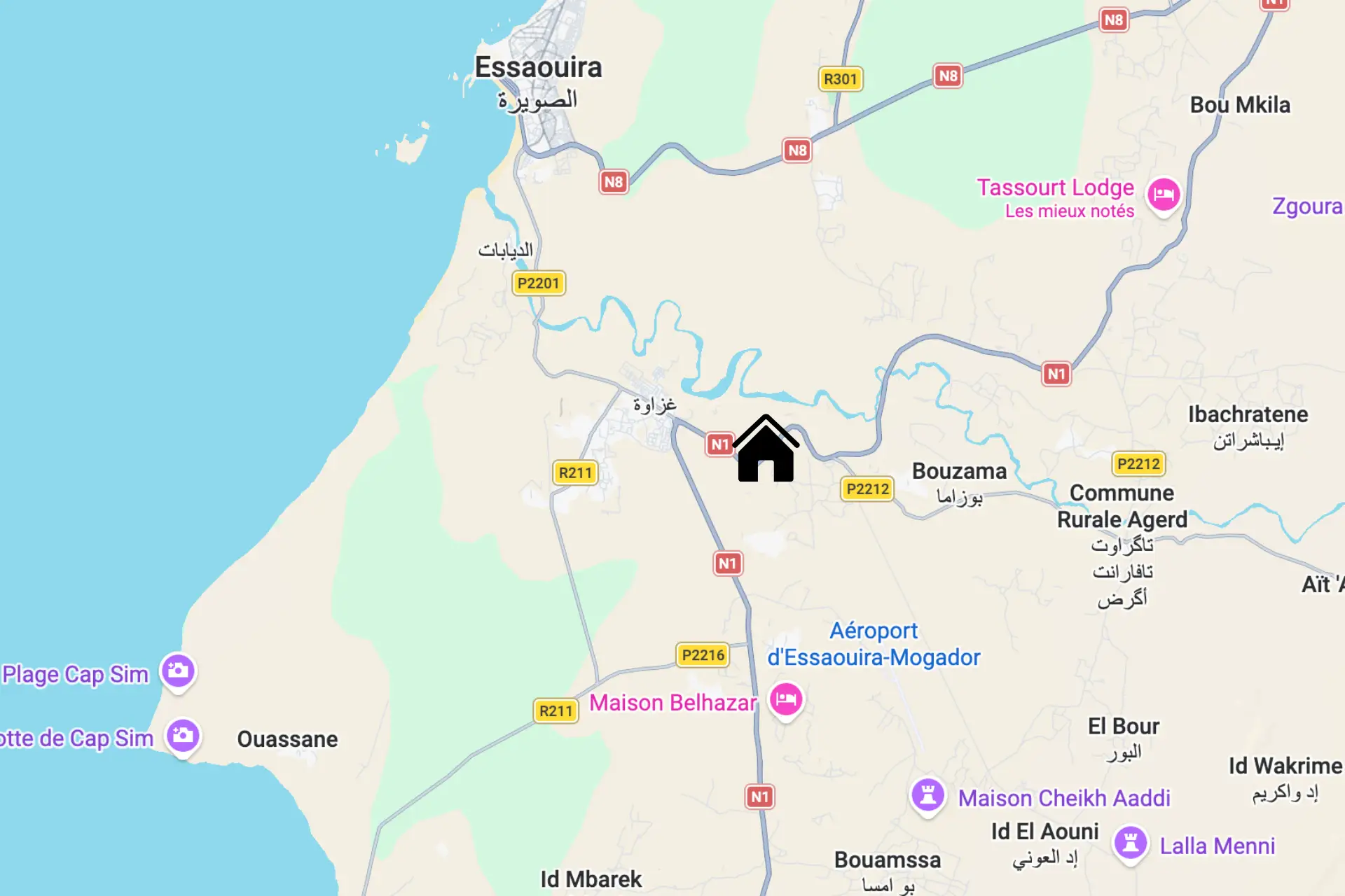 Carte du lieu
