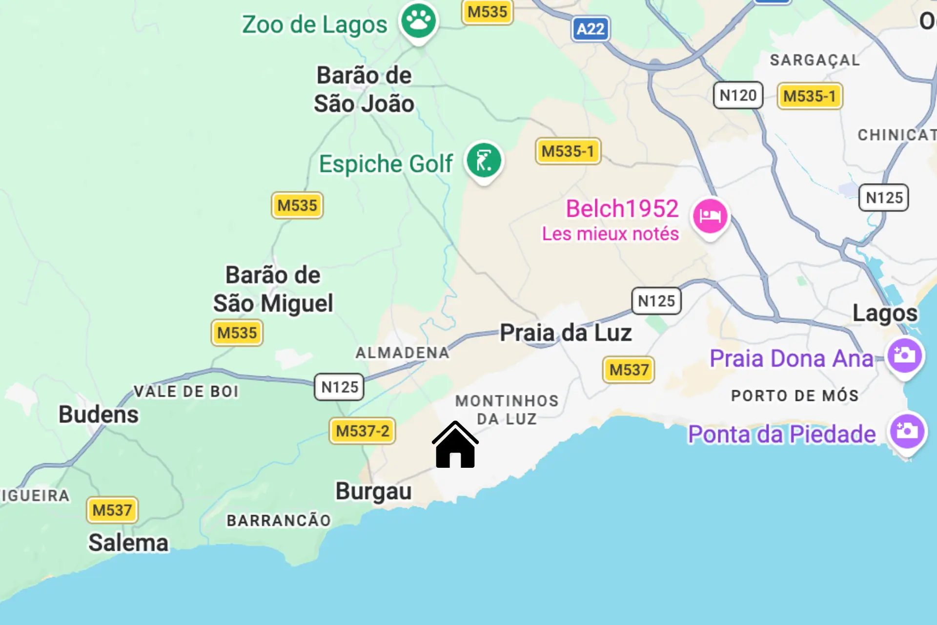 Carte du lieu