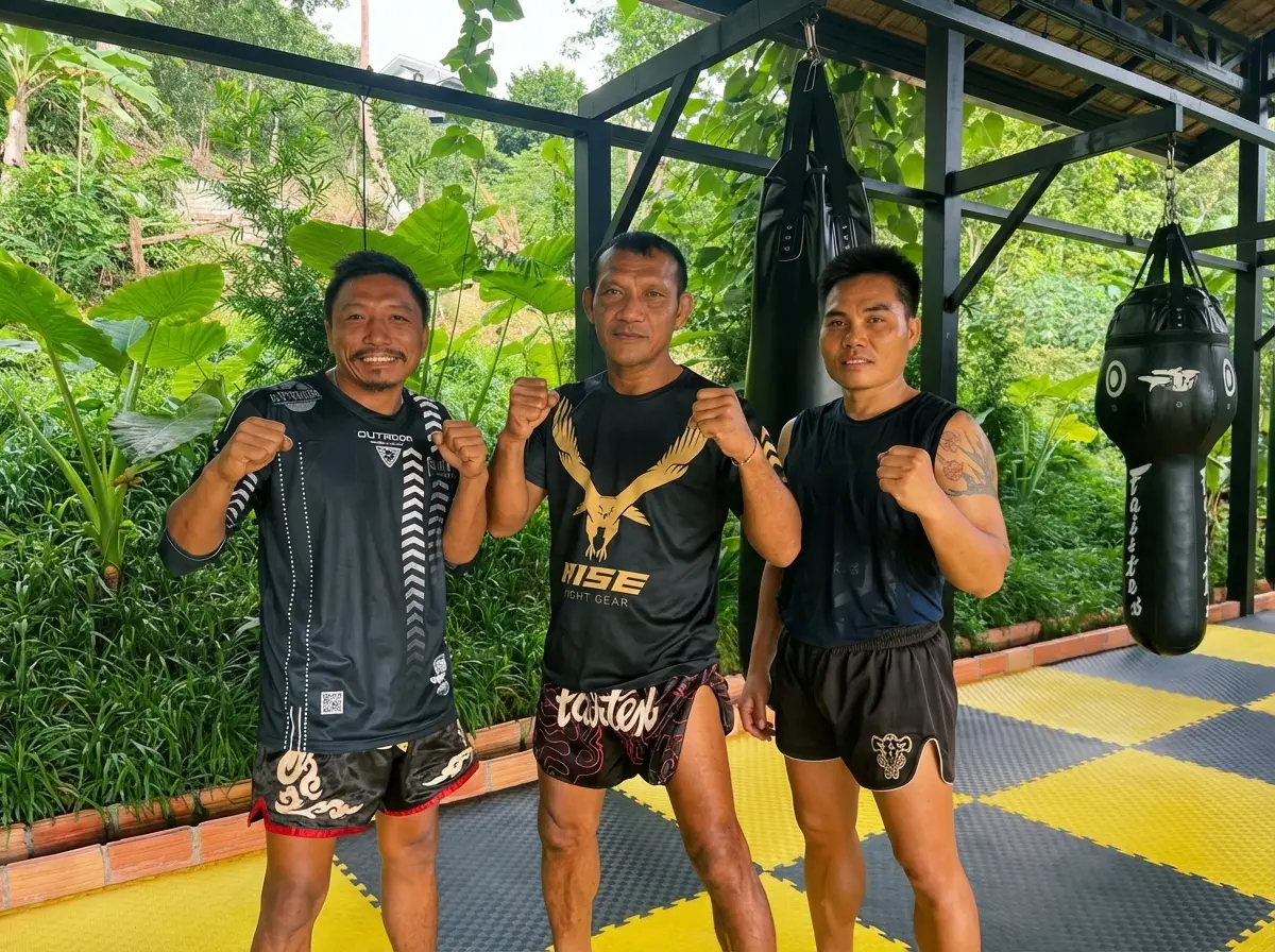 Ambiance familiale avec coachs thaïlandais et passionnés